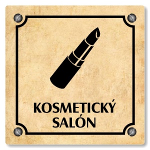 Kosmetický salón, 118x118mm, pergamen, Kansas